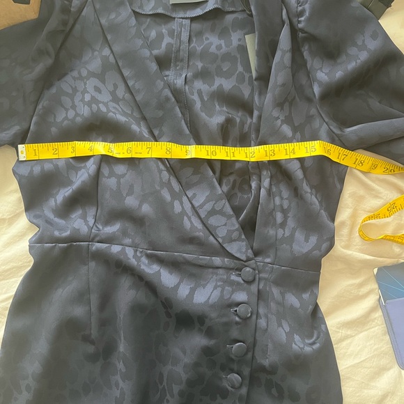 The Kooples Blazer-style short dress with leopard print size 2 NWT - Picture 5 of 5